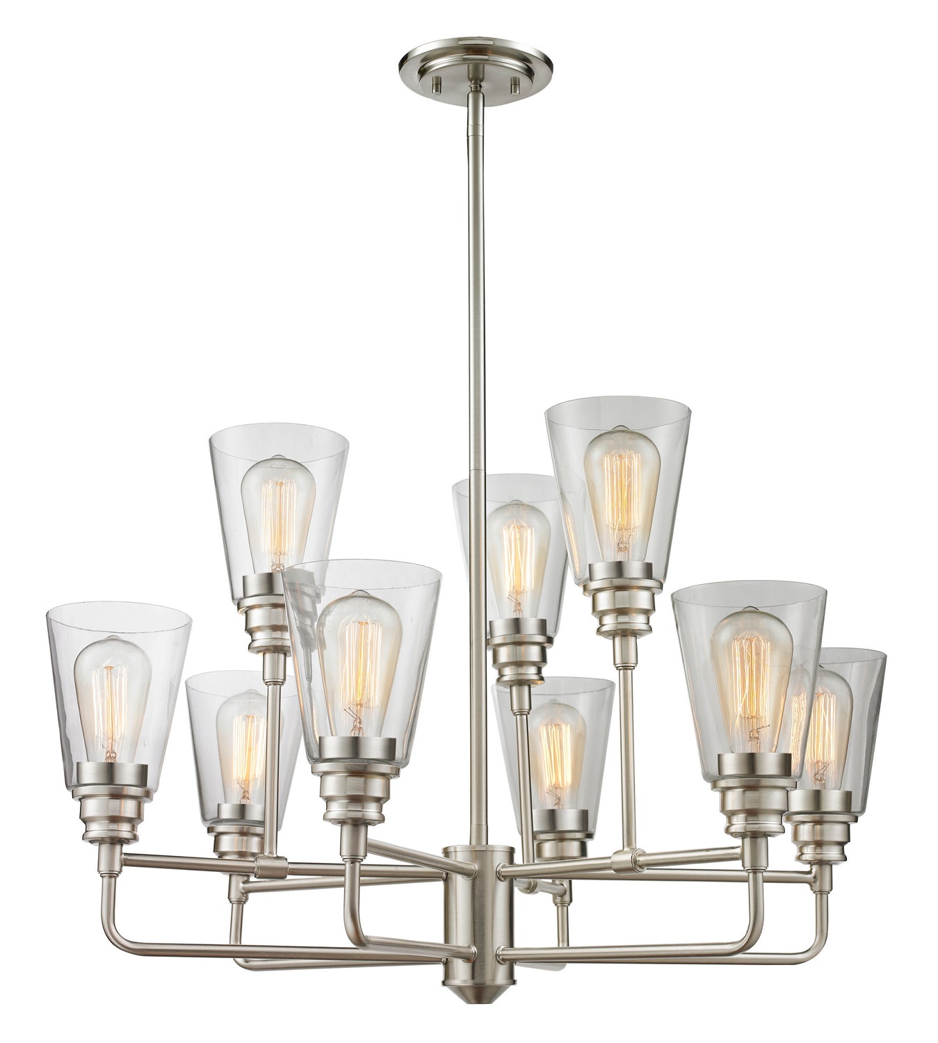 Z-Lite - 428-9-BN - Nine Light Chandelier - Annora - Brushed Nickel