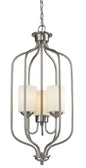 Z-Lite - 434-31-BN - Three Light Chandelier - Cardinal - Brushed Nickel