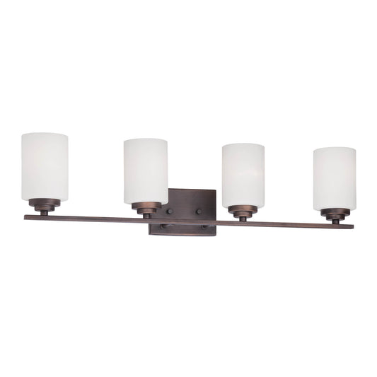 Millennium - 3184-RBZ - Four Light Vanity - Durham - Rubbed Bronze