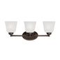 Millennium - 3223-RBZ - Three Light Vanity - Franklin - Rubbed Bronze