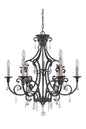 Craftmade - 38929-MBK - Nine Light Chandelier - Bentley - Matte Black