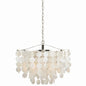 Vaxcel - P0139 - Three Light Pendant - Elsa - Satin Nickel