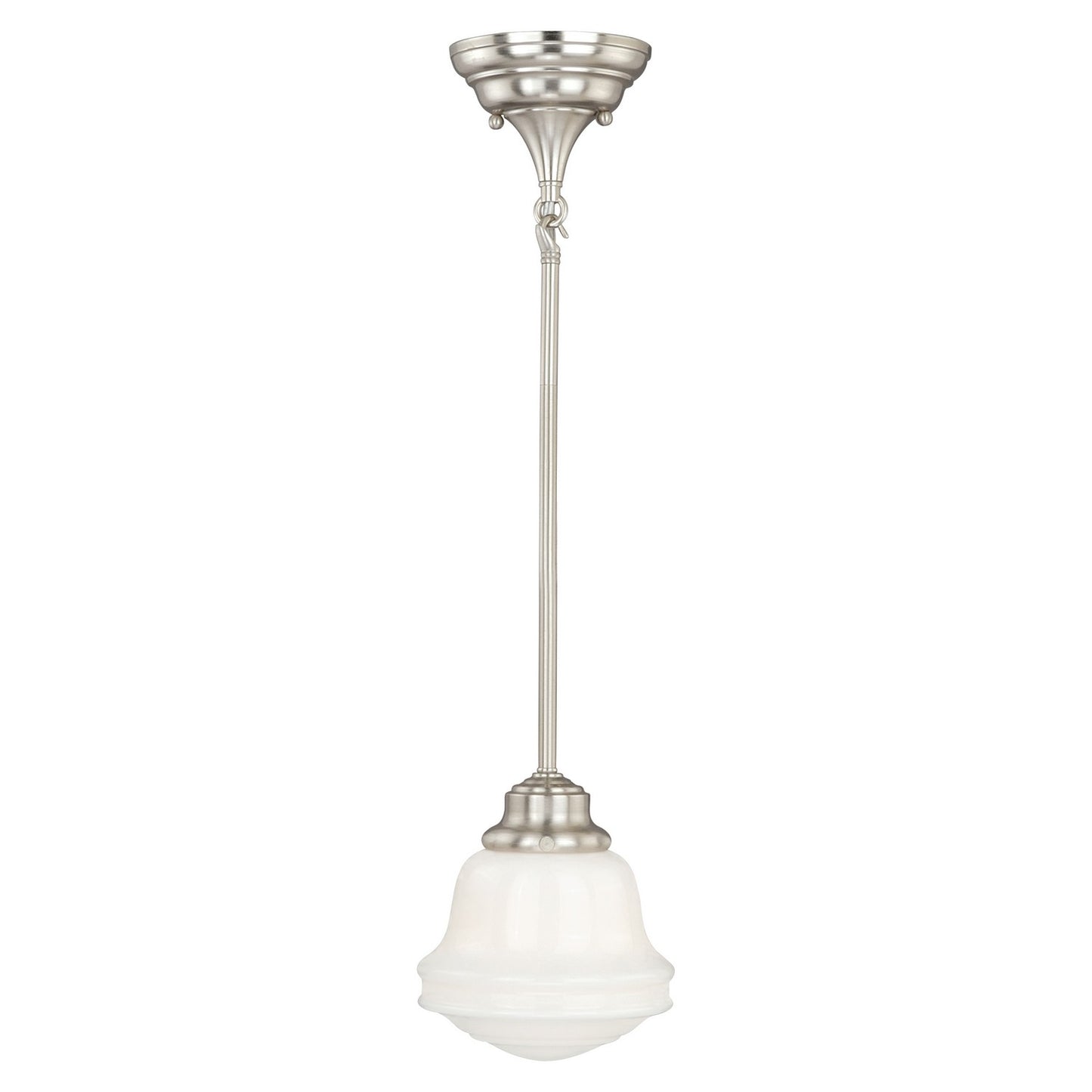 Vaxcel - P0154 - One Light Mini Pendant - Huntley - Satin Nickel