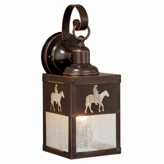 Vaxcel - T0110 - One Light Outdoor Wall Mount - Trail - Burnished Bronze