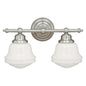 Vaxcel - W0169 - Two Light Vanity - Huntley - Satin Nickel