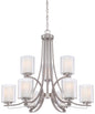 Minka-Lavery - 4109-84 - Nine Light Chandelier - Parsons Studio - Brushed Nickel