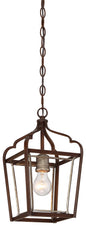 Minka-Lavery - 4341-593 - One Light Mini Pendant - Astrapia - Dark Rubbed Sienna With Aged Silver