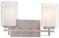 Minka-Lavery - 6102-84 - Two Light Bath Bar - Parsons Studio - Brushed Nickel