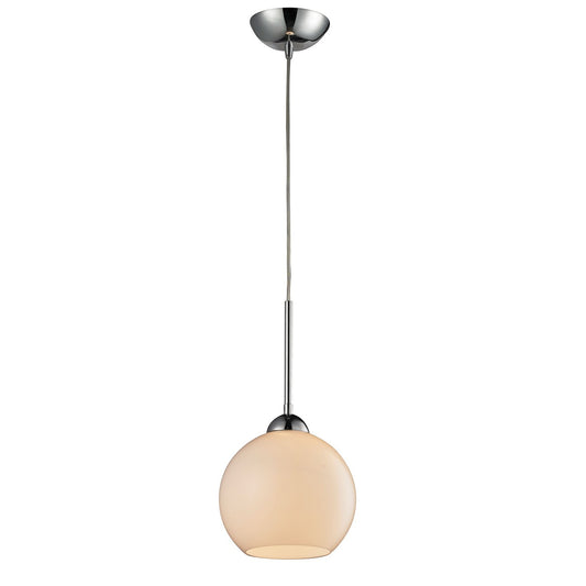 ELK Home - 10240/1WH - One Light Mini Pendant - Cassandra - Polished Chrome