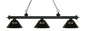 Z-Lite - 200-3MB-ARS - Three Light Billiard - Riviera - Matte Black