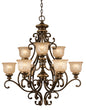 Crystorama - 7409-BU - Nine Light Chandelier - Norwalk - Bronze Umber