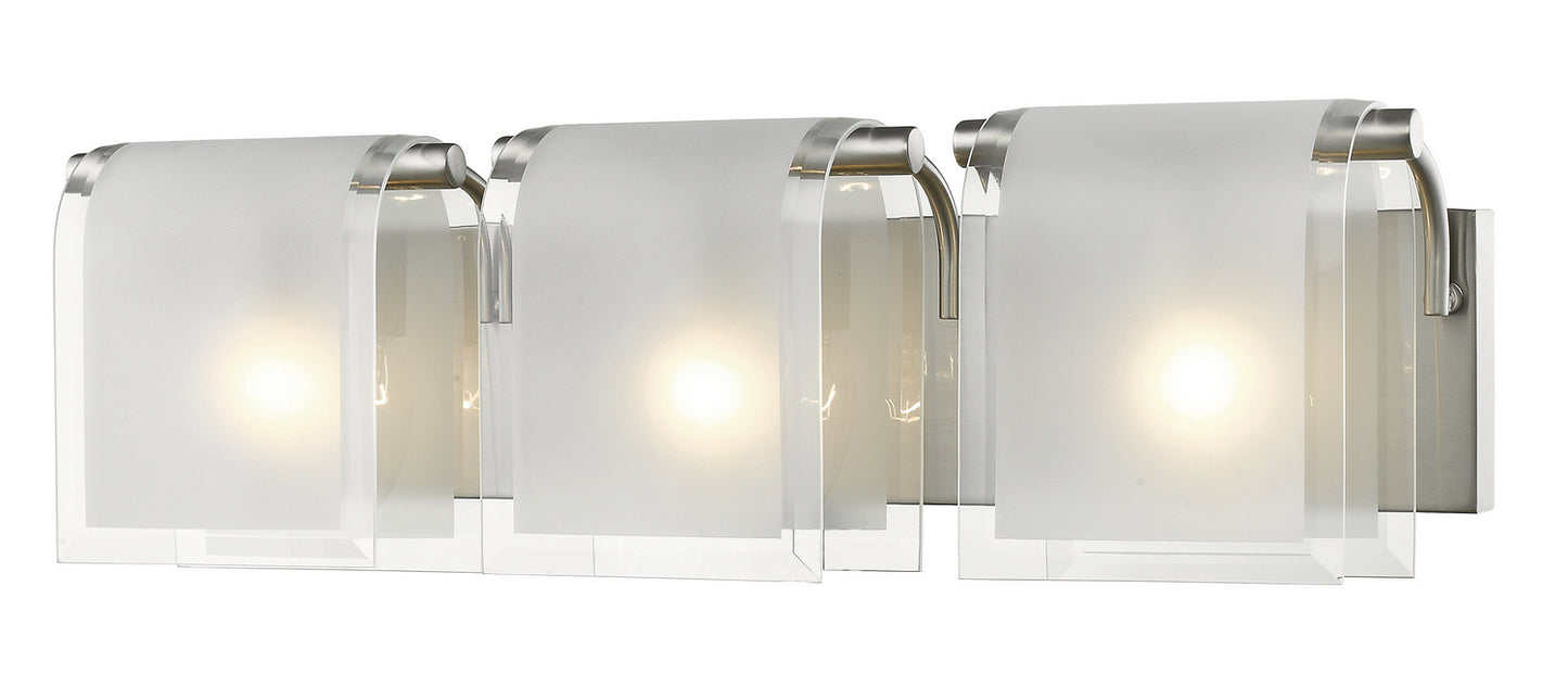 Z-Lite - 169-3V-BN - Three Light Vanity - Zephyr - Brushed Nickel