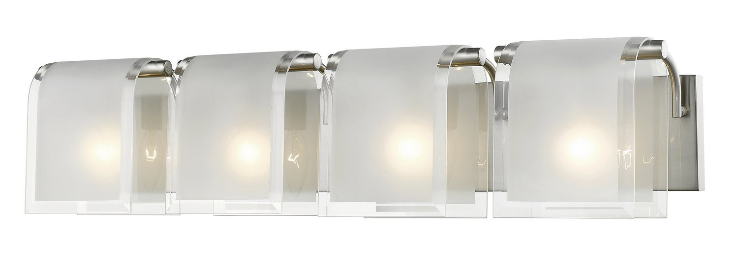 Z-Lite - 169-4V-BN - Four Light Vanity - Zephyr - Brushed Nickel