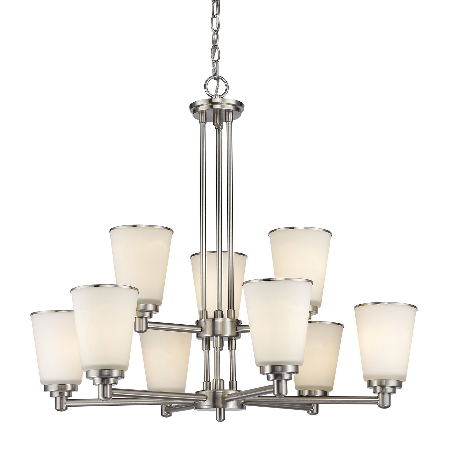 Z-Lite - 432-9BN - Nine Light Chandelier - Jarra - Brushed Nickel