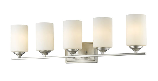 Z-Lite - 435-5V-BN - Five Light Vanity - Bordeaux - Brushed Nickel