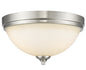 Z-Lite - 435F3-BN - Three Light Flush Mount - Bordeaux - Brushed Nickel