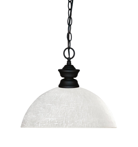 Z-Lite - 100701MB-DWL14 - One Light Pendant - Shark - Matte Black