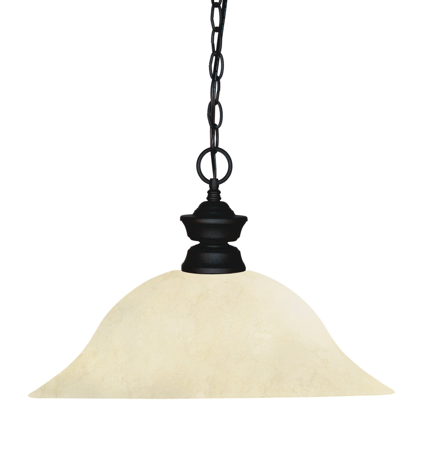 Z-Lite - 100701MB-GM16 - One Light Pendant - Shark - Matte Black