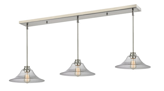 Z-Lite - 428MP14-3BN - Three Light Linear Chandelier - Annora - Brushed Nickel