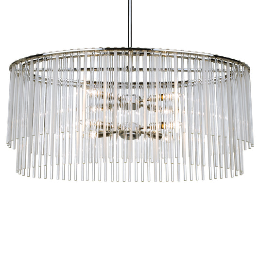 Crystorama - 398-CH - Eight Light Chandelier - Bleecker - Polished Chrome