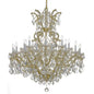 Crystorama - 4424-GD-CL-SAQ - 25 Light Chandelier - Maria Theresa - Gold
