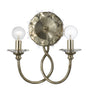 Crystorama - 442-SA - Two Light Wall Sconce - Willow - Antique Silver