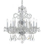 Crystorama - 5008-CH-CL-SAQ - Eight Light Chandelier - Traditional Crystal - Polished Chrome