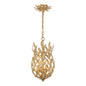 Crystorama - 563-GA - Three Light Mini Pendant - Broche - Antique Gold
