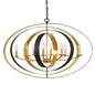 Crystorama - 588-EB-GA - Eight Light Chandelier - Luna - English Bronze / Antique Gold