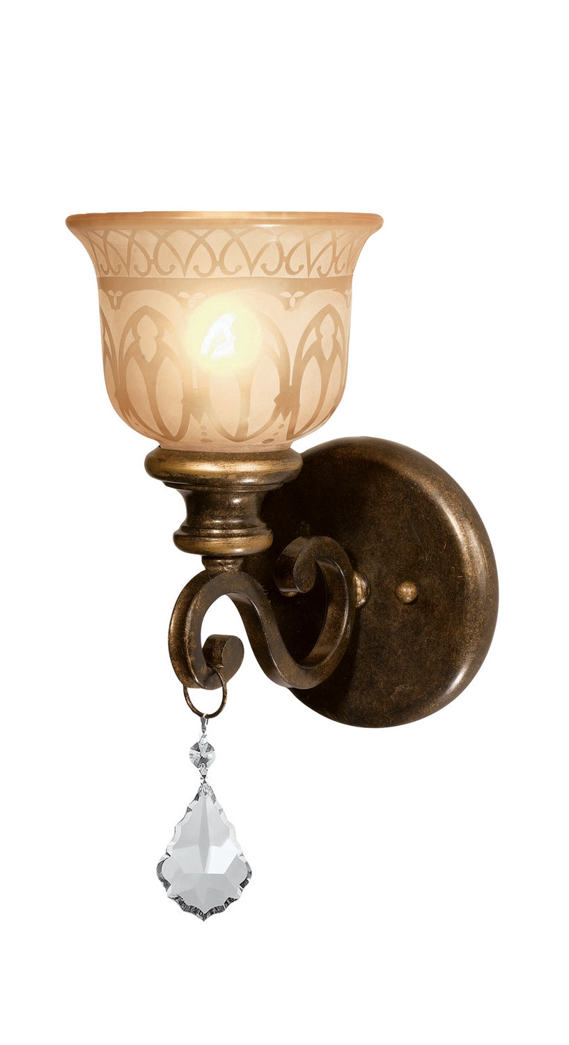 Crystorama - 7501-BU-CL-MWP - One Light Wall Sconce - Norwalk - Bronze Umber