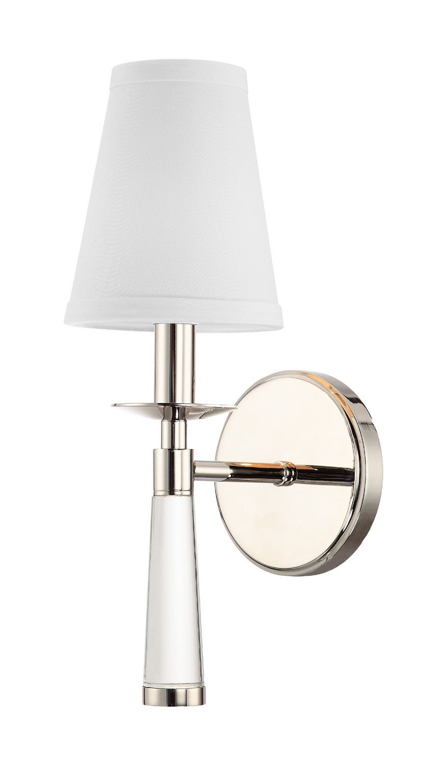 Crystorama - 8861-PN - One Light Wall Sconce - Baxter - Polished Nickel