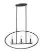 Z-Lite - 2010-3L-BRZ - Three Light Linear Chandelier - Verona - Bronze