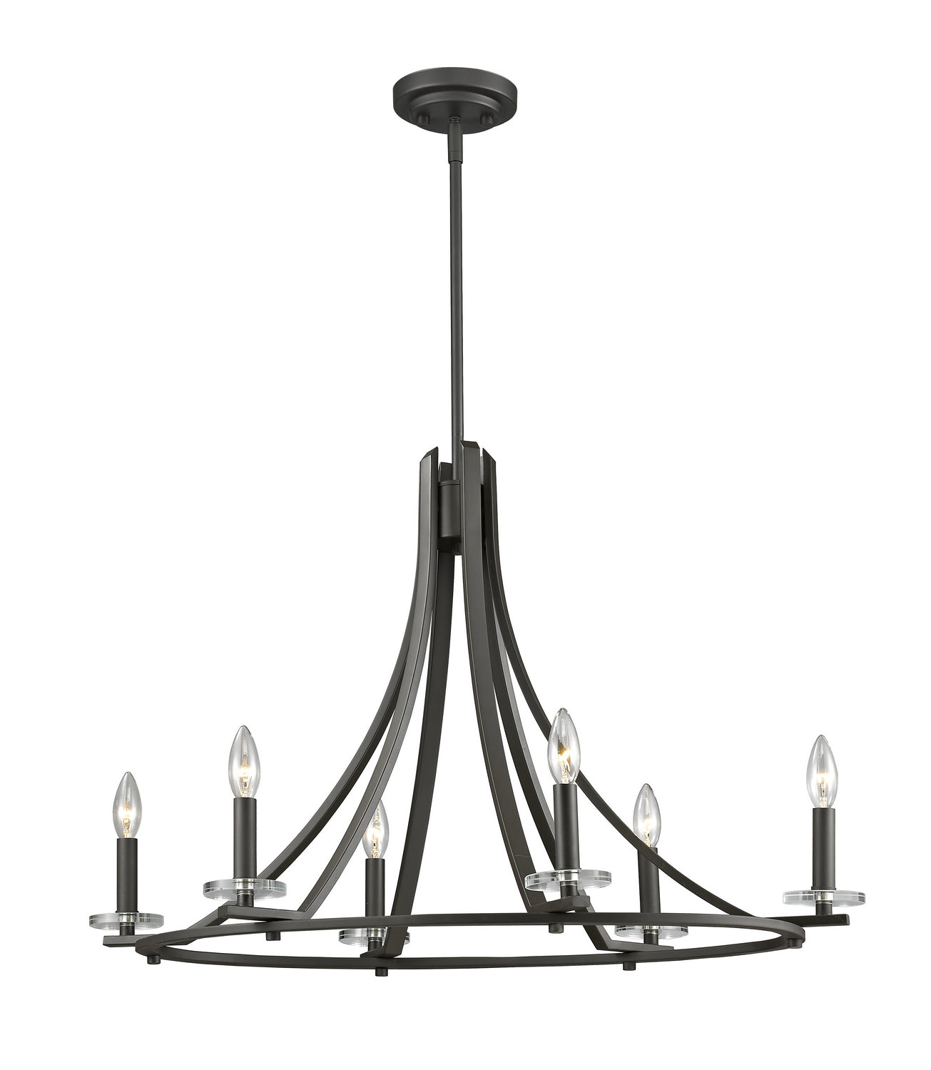 Z-Lite - 2010-6C-BRZ - Six Light Chandelier - Verona - Bronze