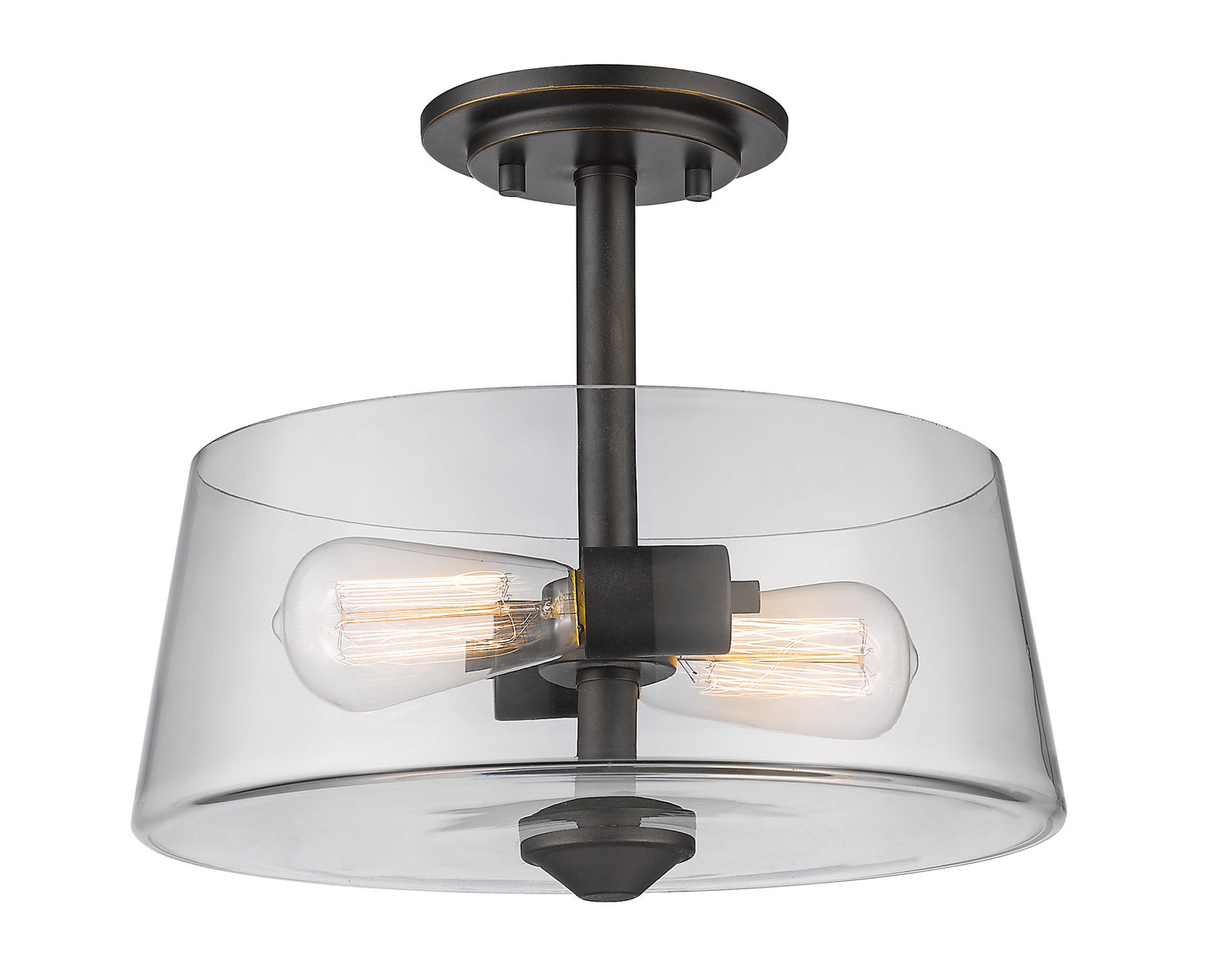 Z-Lite - 428SF2-OB - Two Light Semi Flush Mount - Annora - Olde Bronze