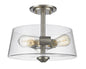 Z-Lite - 428SF3-BN - Three Light Semi Flush Mount - Annora - Brushed Nickel