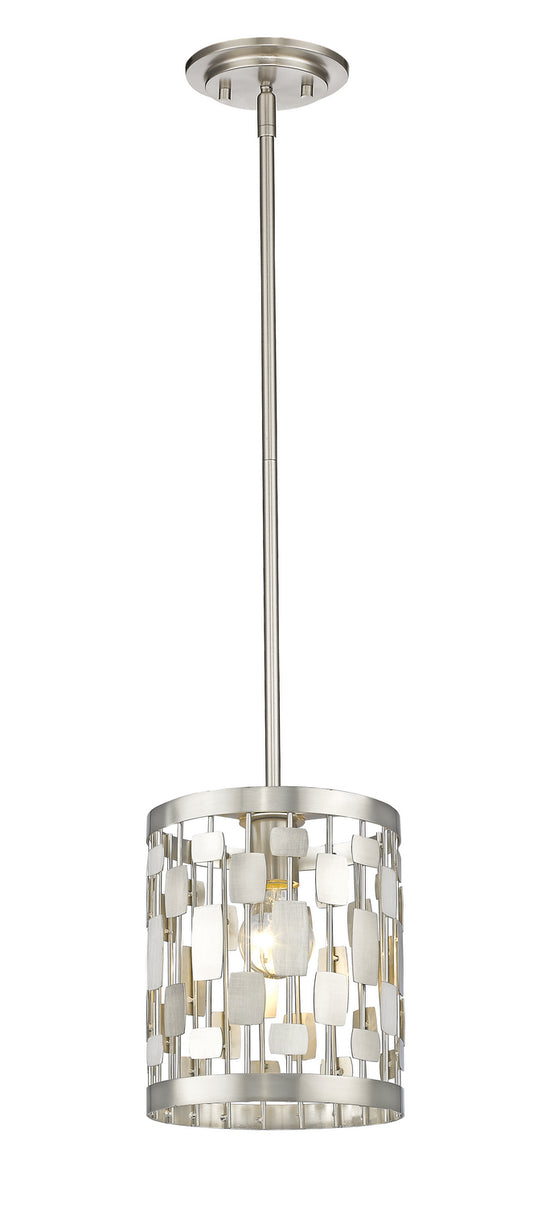 Z-Lite - 430MP-BN - One Light Pendant - Almet - Brushed Nickel