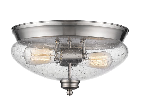 Z-Lite - 722F2-BN - Two Light Flush Mount - Amon - Brushed Nickel