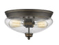 Z-Lite - 722F2-OB - Two Light Flush Mount - Amon - Olde Bronze