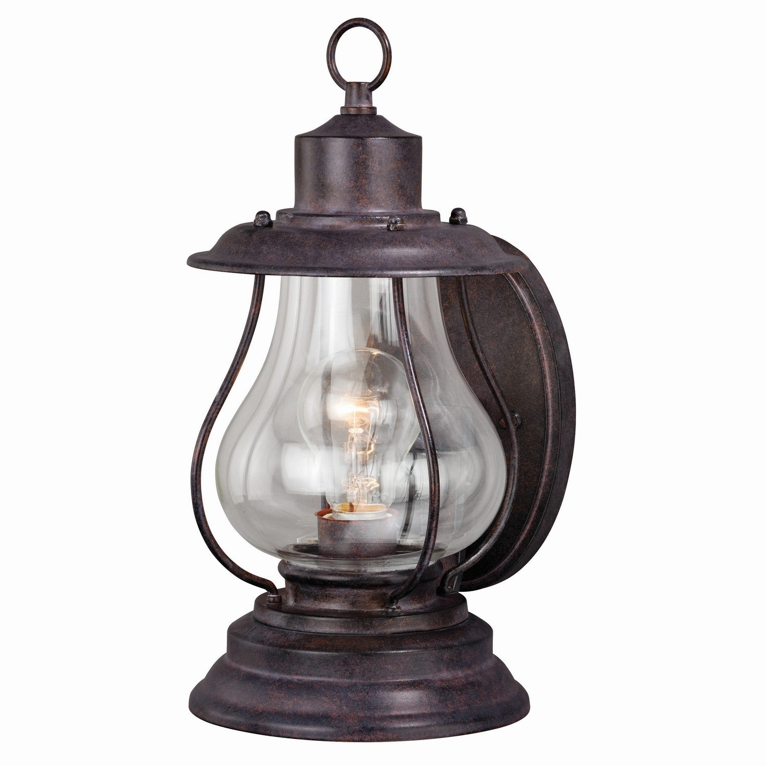 Vaxcel - T0215 - One Light Outdoor Wall Mount - Dockside - Weathered Patina