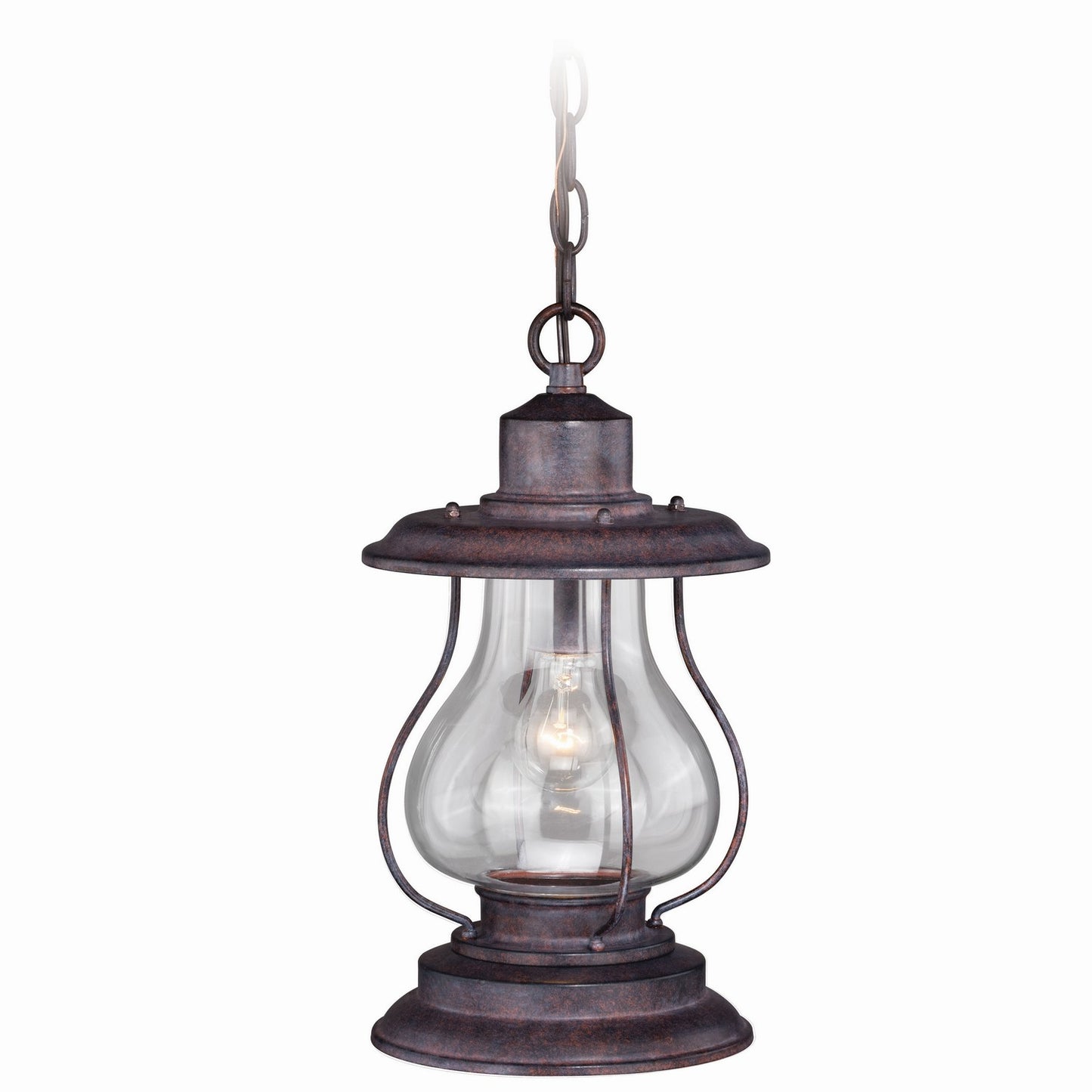 Vaxcel - T0219 - One Light Outdoor Pendant - Dockside - Weathered Patina