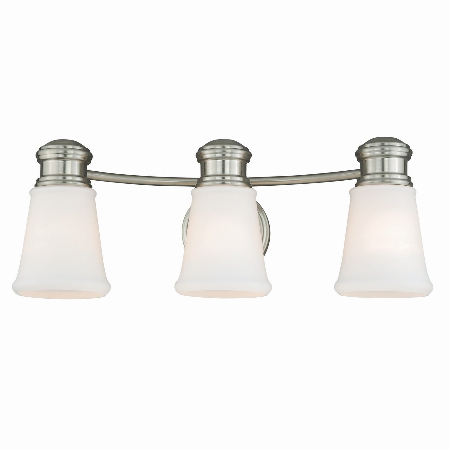 Vaxcel - W0220 - Three Light Vanity - Malie - Satin Nickel