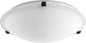 Quorum - 3000-16186 - Three Light Ceiling Mount - 3000 Ceiling Mounts - Oiled Bronze