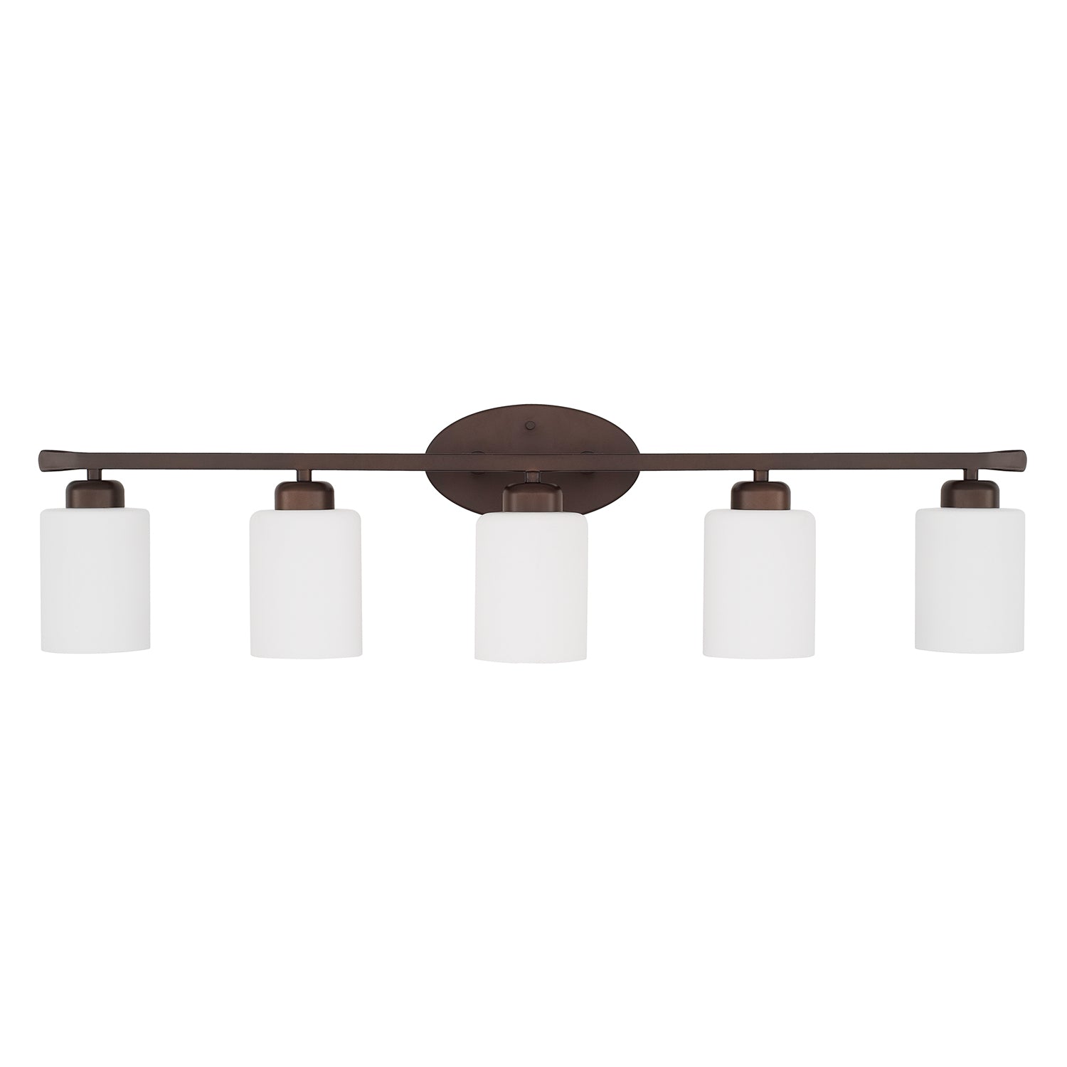 Capital Lighting - 115251BZ-338 - Five light Vanity - Dixon - Bronze