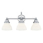 Capital Lighting - 8303CH-128 - Three Light Vanity - Baxter - Chrome