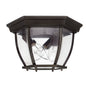 Capital Lighting - 9802OB - Three Light Outdoor Flush Mount - Outdoor - Old Bronze