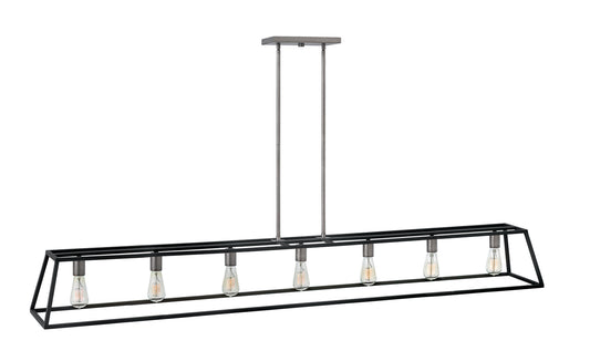 Hinkley - 3355DZ - LED Linear Chandelier - Fulton - Aged Zinc