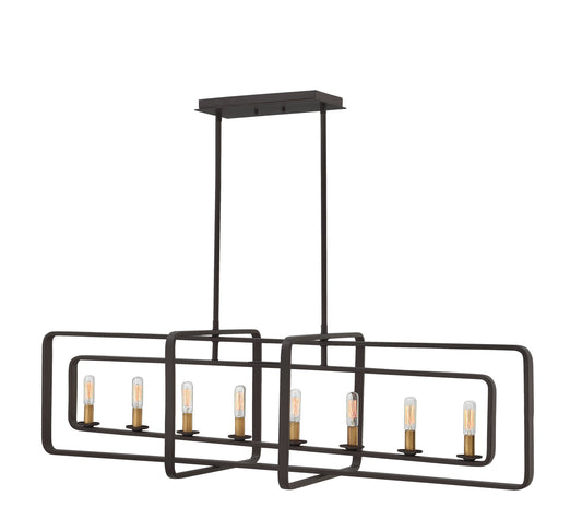 Hinkley - 4818KZ - LED Linear Chandelier - Quentin - Buckeye Bronze