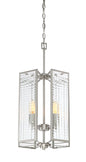 Designers Fountain - 88854-SP - Foyer Pendant - Pivot - Satin Platinum