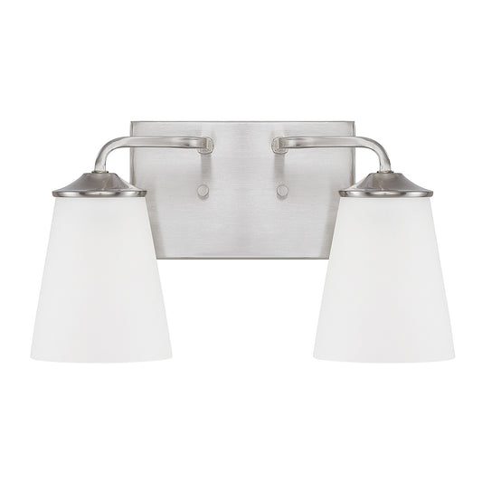 Capital Lighting - 114121BN-331 - Two Light Vanity - Braylon - Brushed Nickel