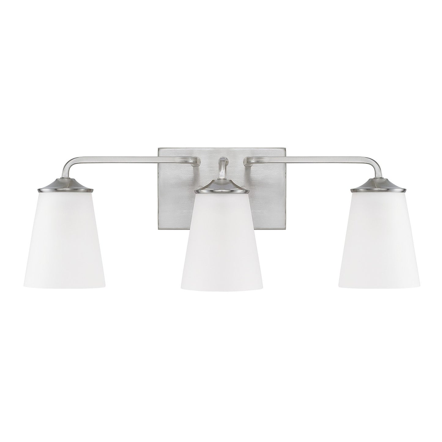 Capital Lighting - 114131BN-331 - Three Light Vanity - Braylon - Brushed Nickel